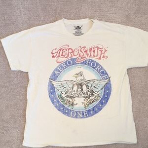 Wayne's World Garth Aerosmith Concert Shirt Size Large Rag Doll